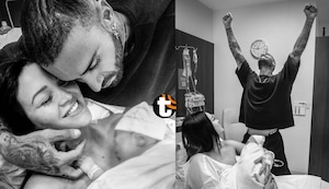 Angie Arizaga dio a luz a su hijo con Jota Benz y así lo anuncian: “Te amamos Matteo Alessandro”