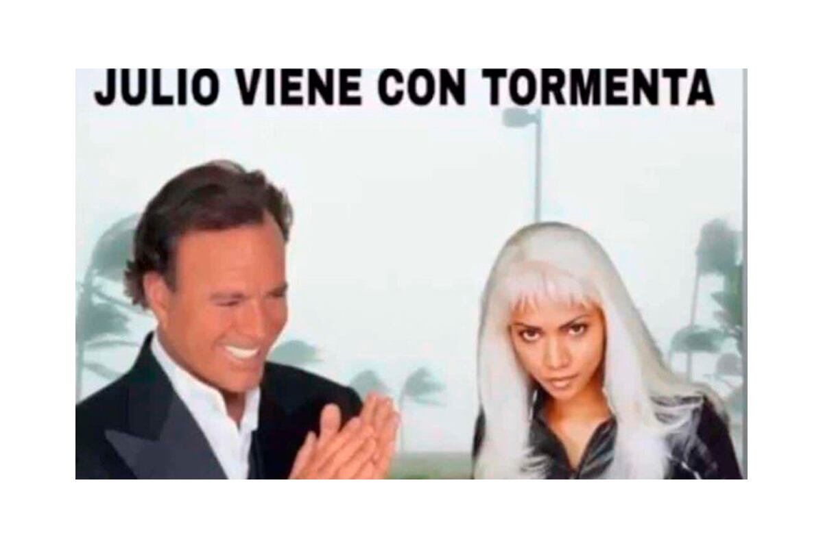 WHATSAPP | En lugares del hemisferio norte, por lo general hay tormentas y también hay un meme de WhatsApp de Julio Iglesias sobre ello. (Foto: Memegenerator)