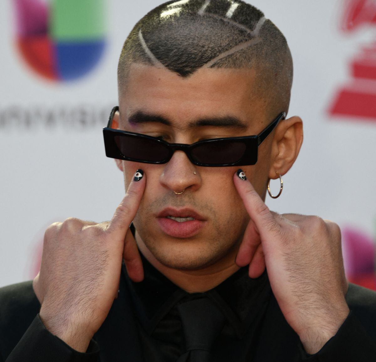 Bad Bunny en la 19° Entrega Anual de los Premios Grammy Latinos en Las Vegas, Nevada, el 15 de noviembre de 2018 (Foto: Bridget Bennett / AFP)
