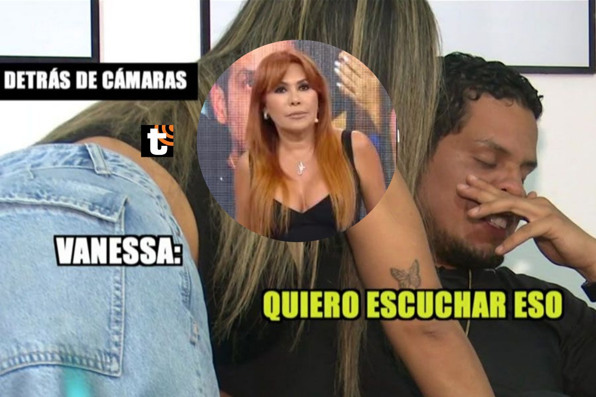 Magaly Medina mostró revelador detrás de cámaras de entrevista a la pareja de Vanessa López.