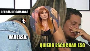 Vanessa López instruyó a su pareja para que le pida disculpas en vivo: “No te pongas malcriado”