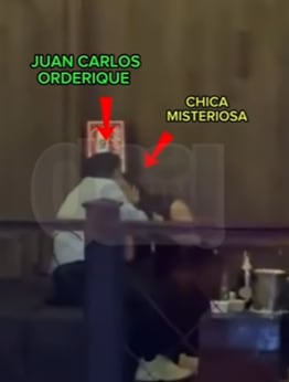 Juan Carlos Orderique ampayado con jovencita en Trujillo