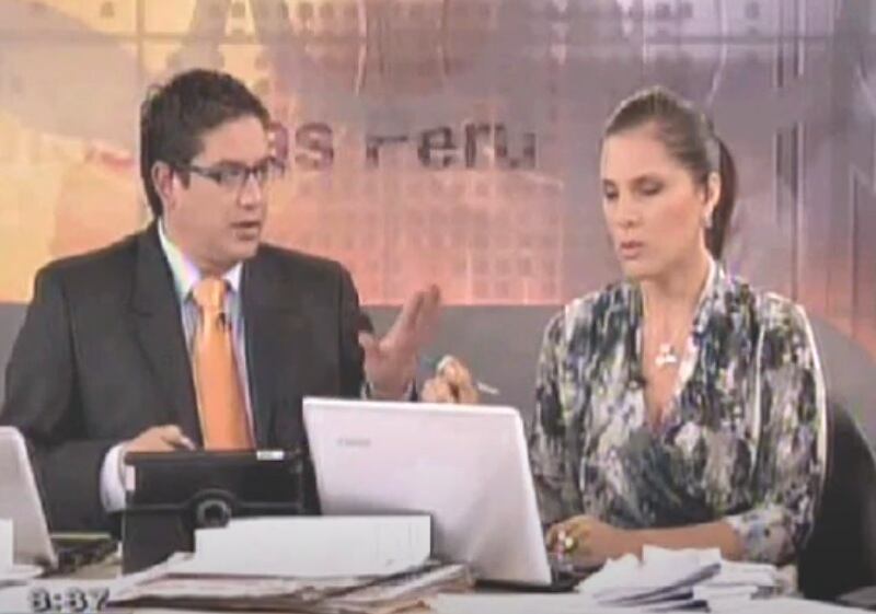 Jaime Chincha protagonizó enfrentamiento con Claudia Cisneros. (Panamericana)