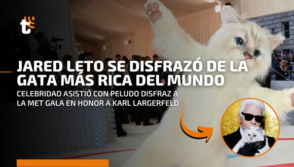 Met Gala 2023: ¿Por qué Jared Leto apareció disfrazado de gato?