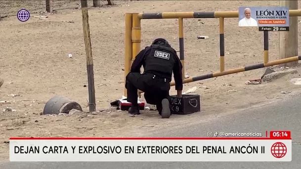 Hallan sospechoso paquete con explosivo en el penal Ancón II. Foto: América Noticias