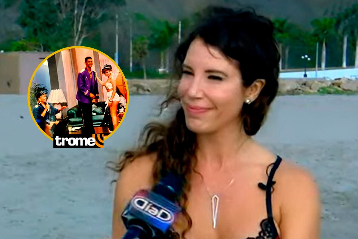 Evita Álvarez habla de Gisela Valcárcel cuando era su modelo en su programa. Foto: Captura ATV.