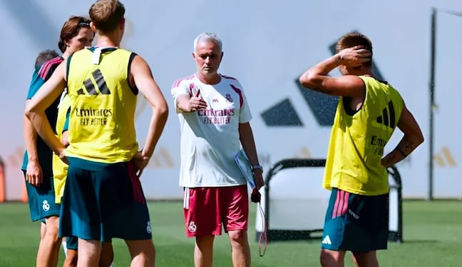 José Mourinho ya empezò a trabajar con el Real Madrid (Foto: @RealMadridCF)