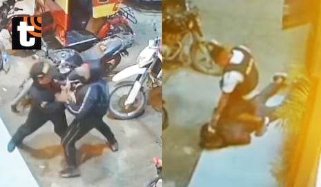 ¡Todo quedó grabado! Policías frustran violento asalto a pollería en Chiclayo y capturan a tres delincuen...
