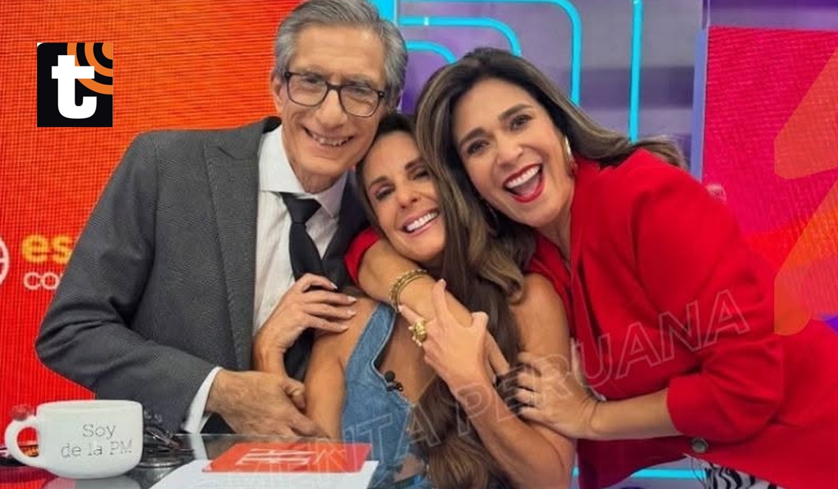 Rebeca Escribens se emocionó con la celebración que sus compañeros de ‘América hoy’ y ‘Primera edición’ le hicieron por su cumpleaños.