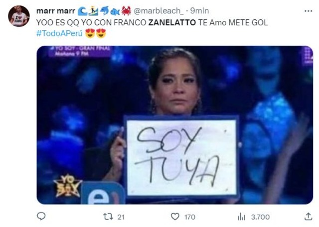 Franco Zanelatto se ganó el cariño de los hinchas de la Blanquirroja