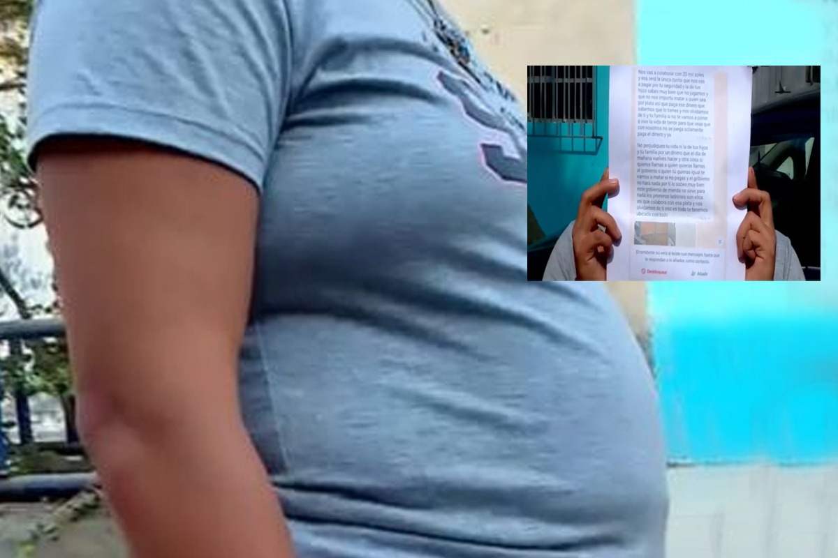 La mujer es víctima de extorsión desde el 6 de mayo por parte de delincuentes que exigen un pago de 20 mil soles para permitirle continuar con su negocio de avicultura. Foto: Latina Noticias