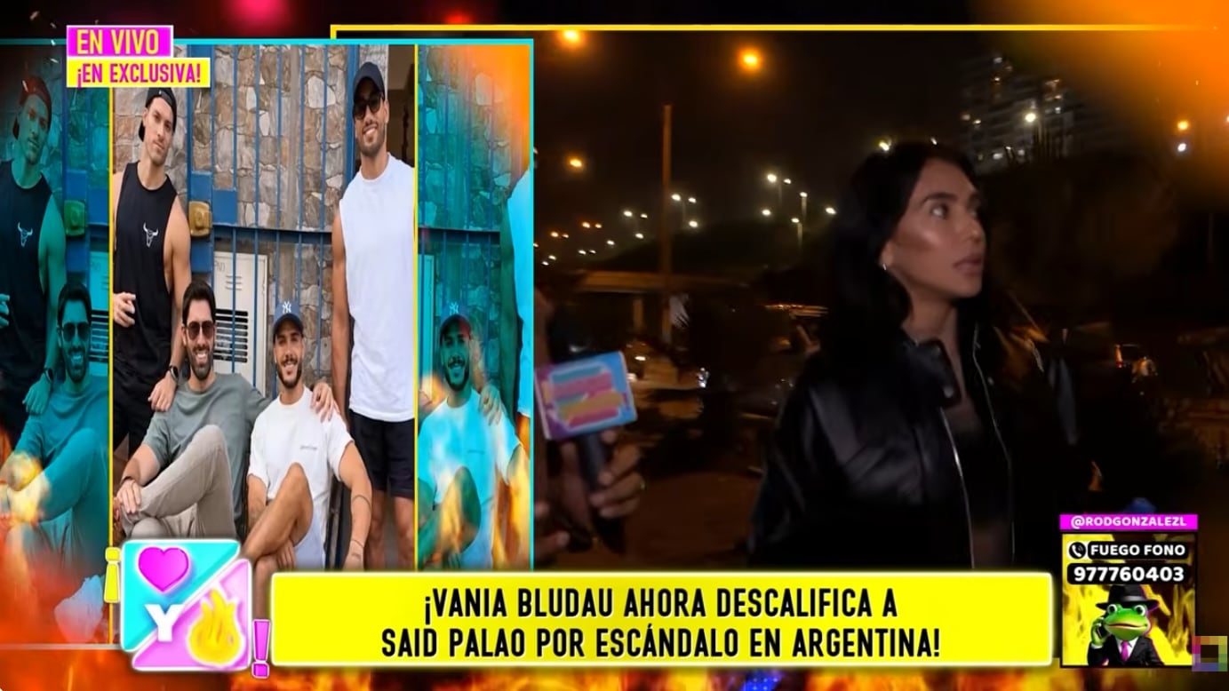 Vania Bludau no perdonaría comportamientos como el de Said Palao, pareja de su amiga Alejandra Baigorria.