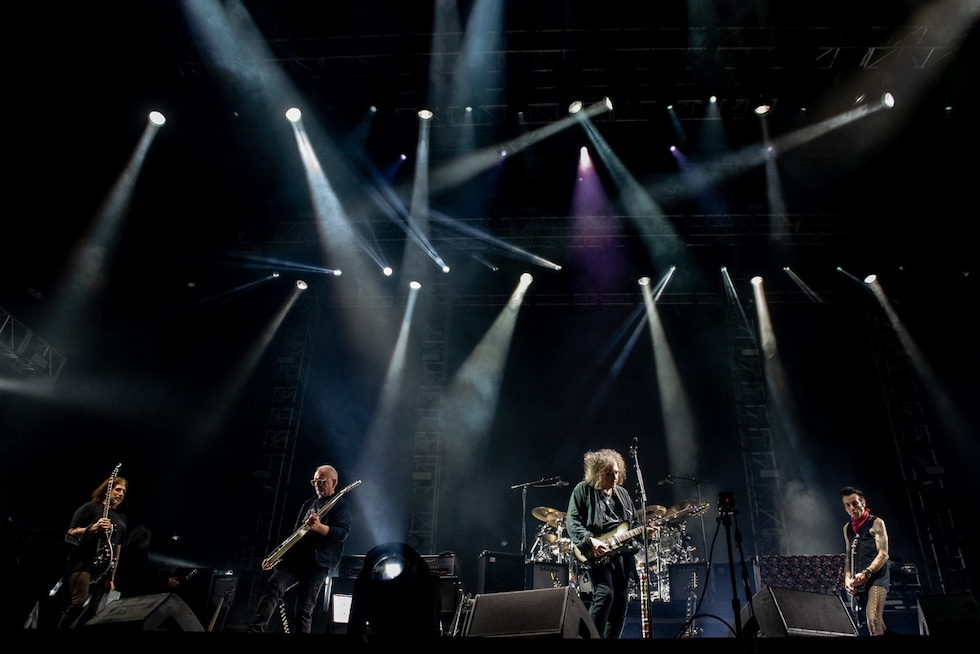 La banda británica deleitó a sus fanáticos en el Estadio de la San Marcos la noche del pasado miércoles. Foto: Raúl Arriarán