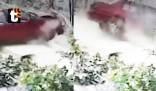 ¡Pánico en Chorrillos! Vehículo se quedó sin frenos, cayó por una pendiente y terminó destrozado