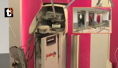 ¡Pánico en Ate! Delincuentes hacen explotar cajero automático, pero no logran llevarse el dinero