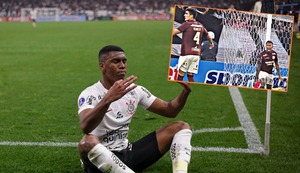 Cómo fue el airado reclamo de Andy Polo contra ‘Fonchi’ Barco por el gol de Corinthians | VIDEO