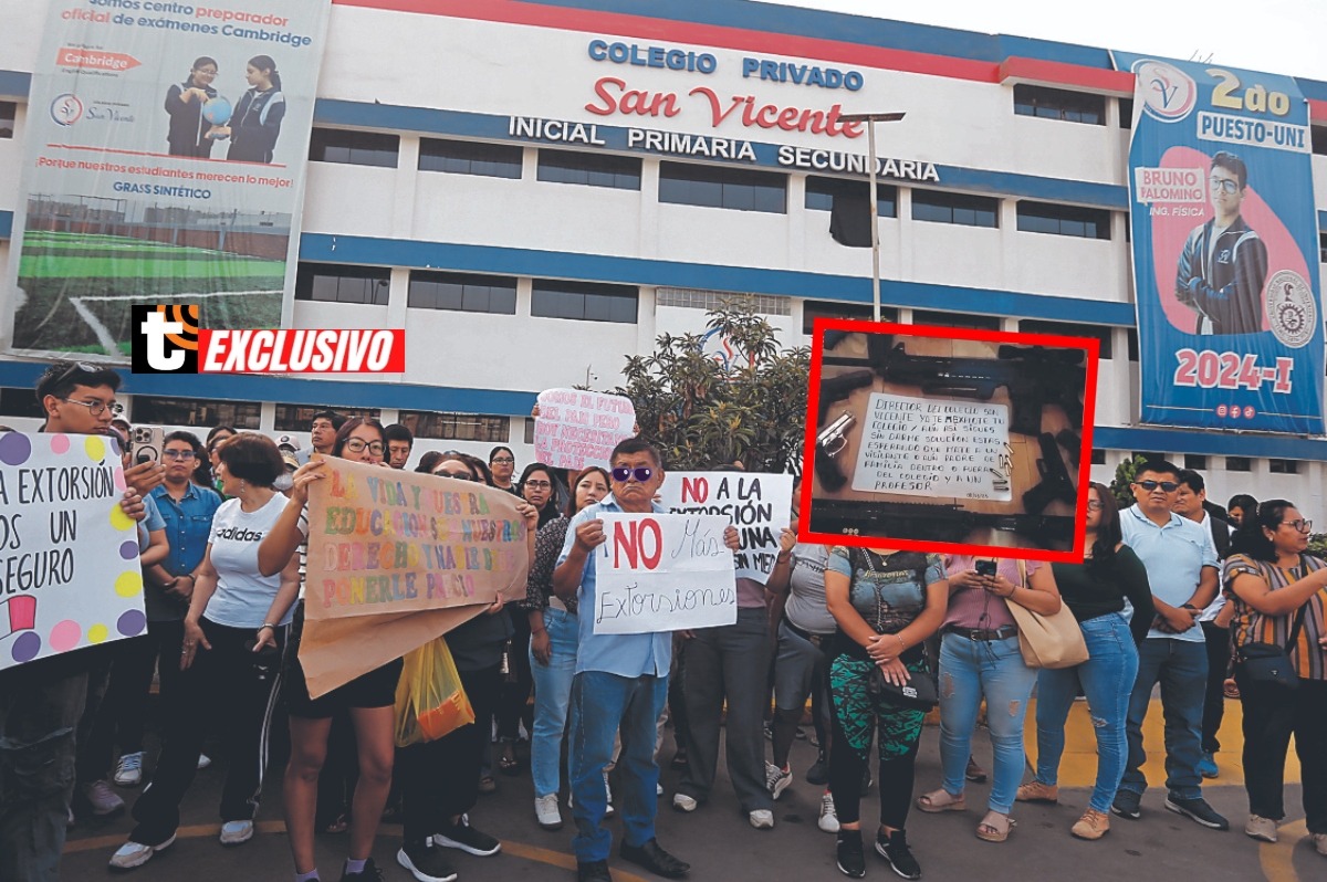 extorsionadores aterrorizan colegio