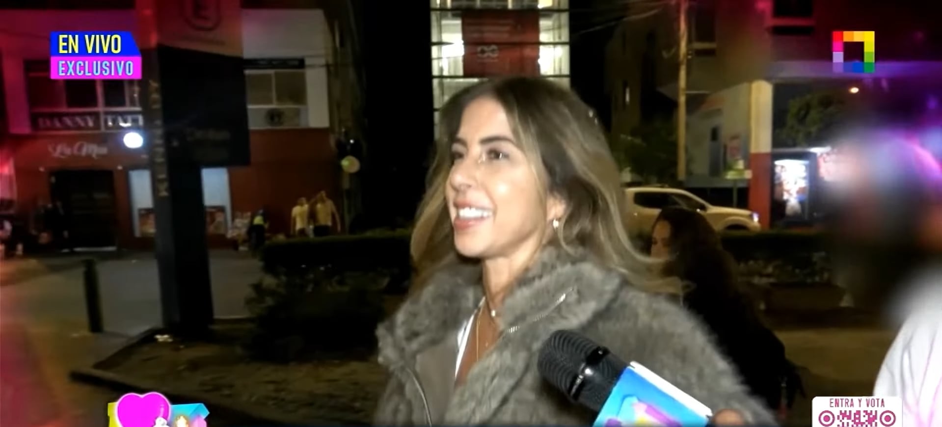 Las hermanas Cayo se encontraron con las cámaras de 'Amor y fuego'. (Fuente: Willax)