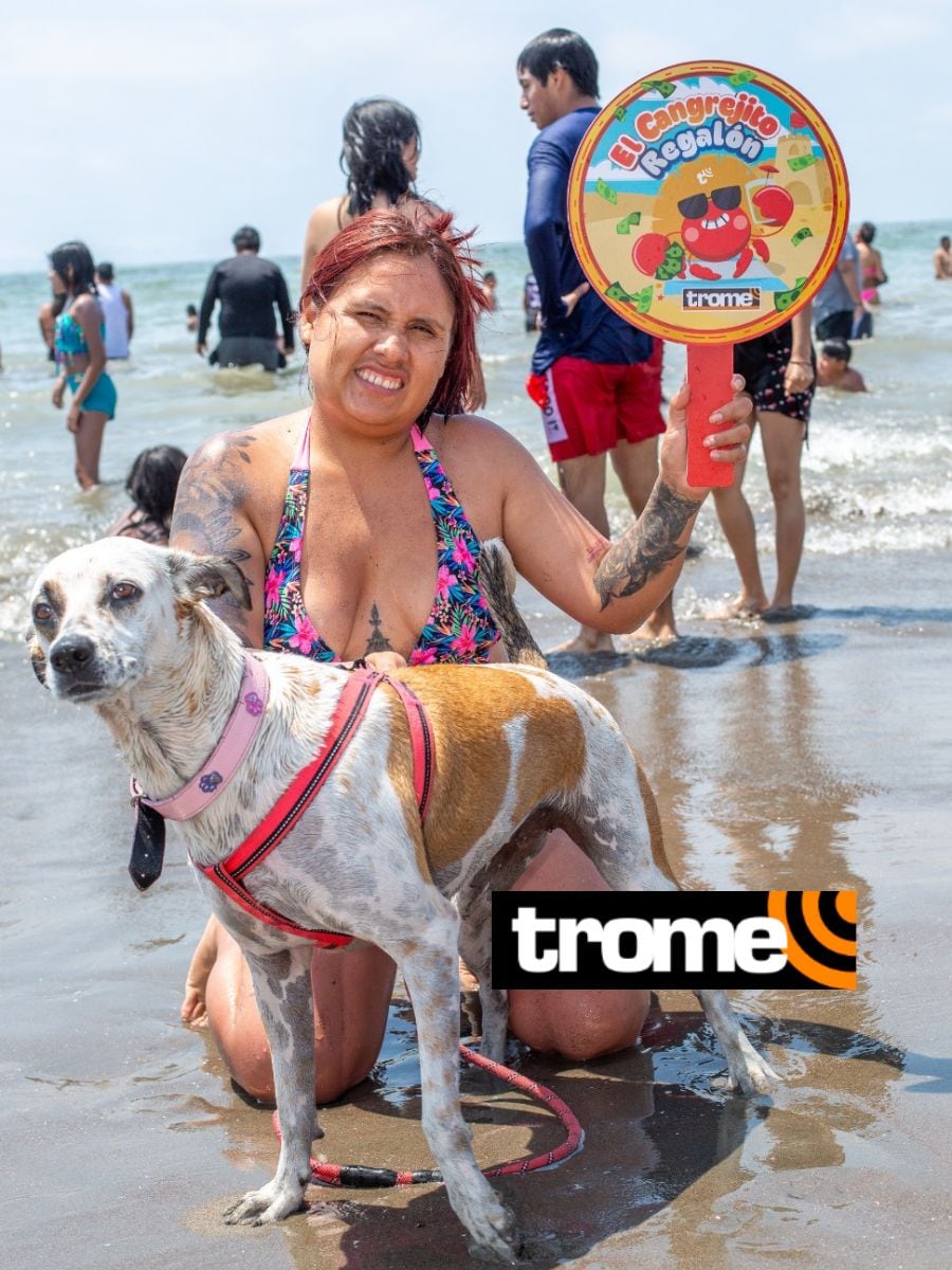 Veraneante se suma a la promo de 'El Cangrejito Regalón'. Foto: Fernando Sangama/Exclusivo Trome.