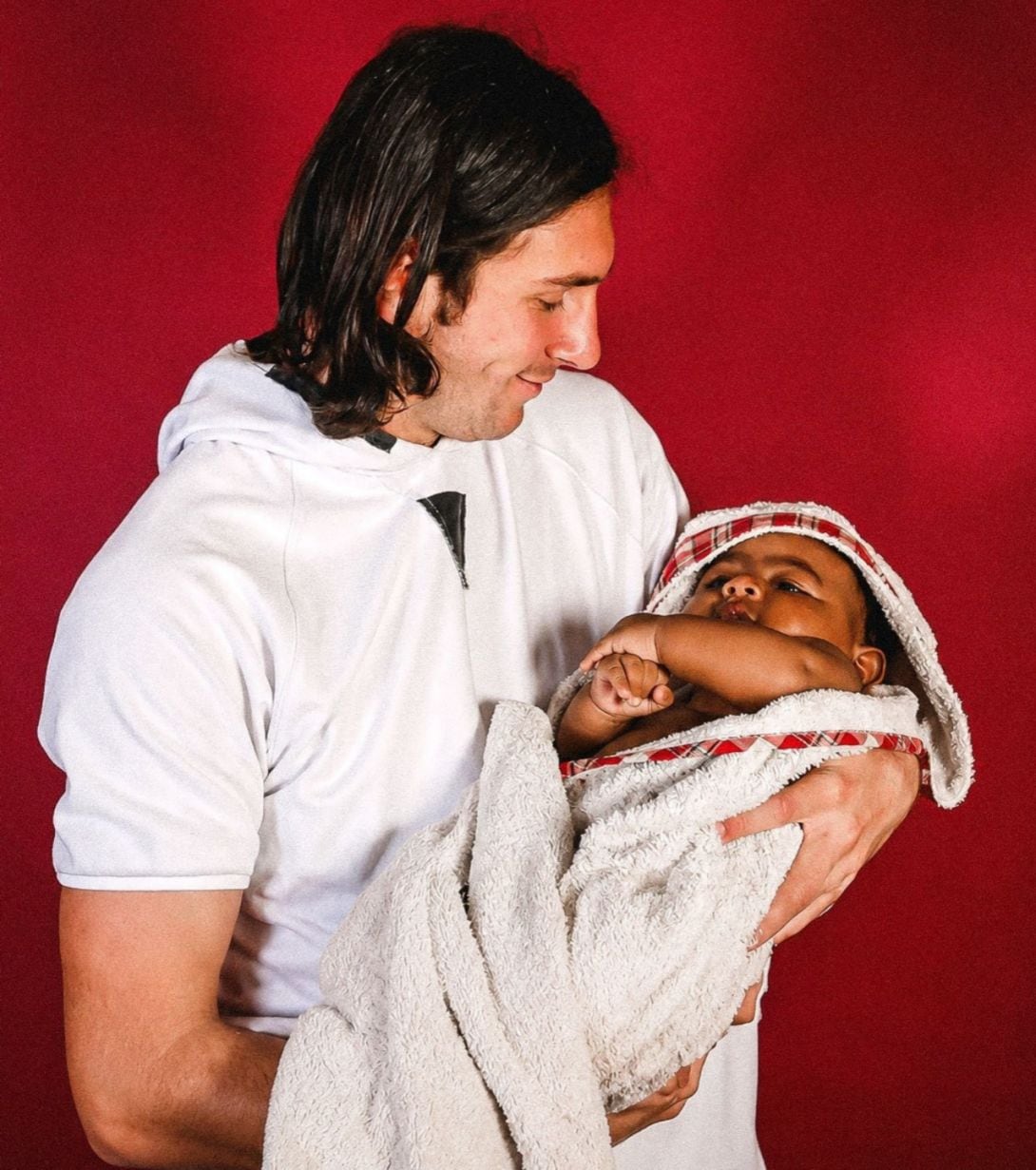 Lionel Messi y Lamine Yamal en 2007. Foto: Joan Monfort/AP