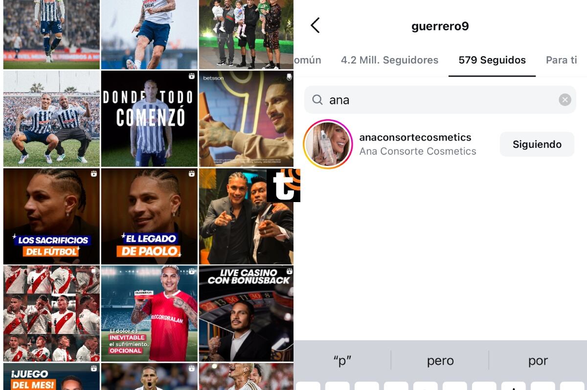 Desaparecen fotos de Ana Paula del IG de Paolo