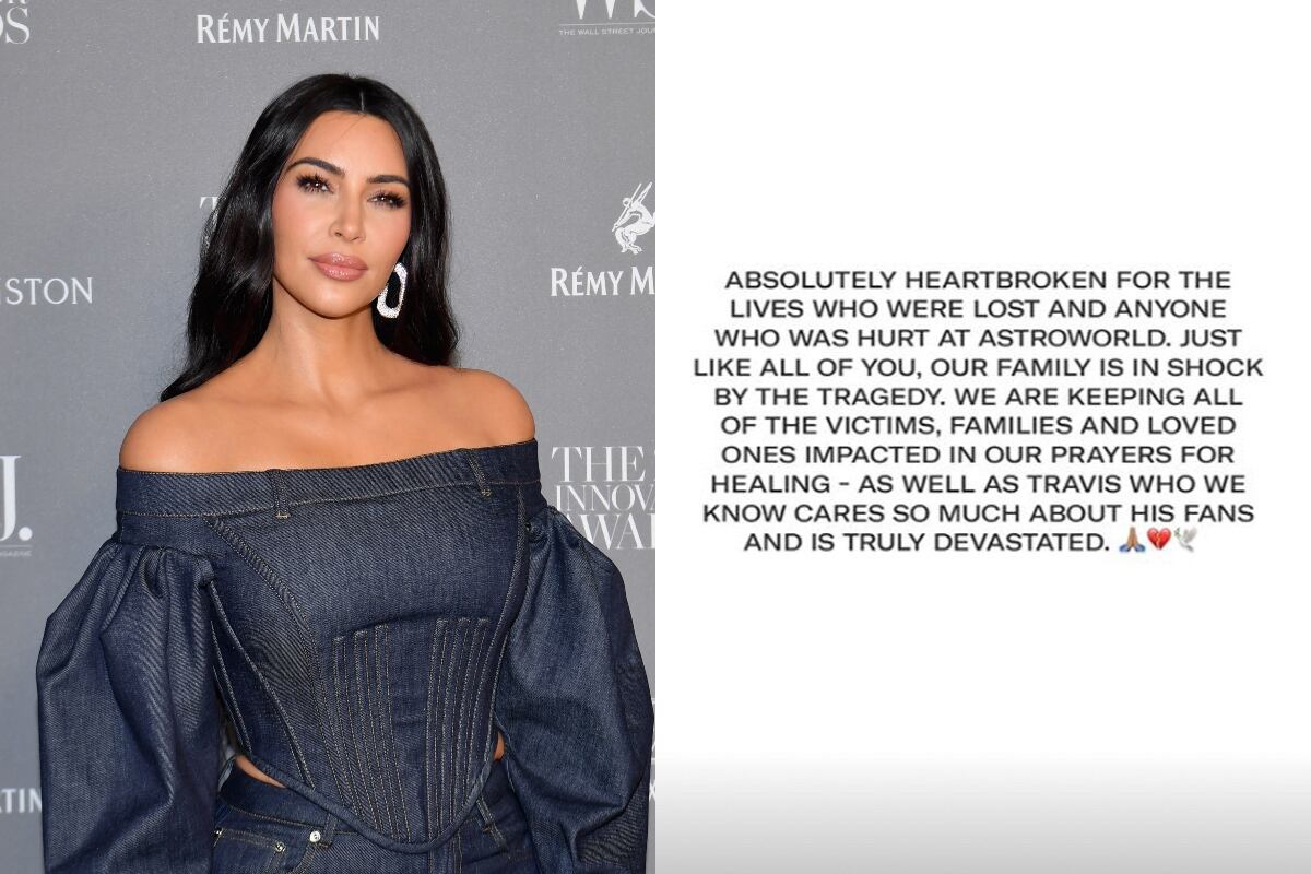 Kim Kardashian se pronuncia ante la muerte de 8 personas en el concierto de Travis Scott. (Foto: @kimkardashian).
