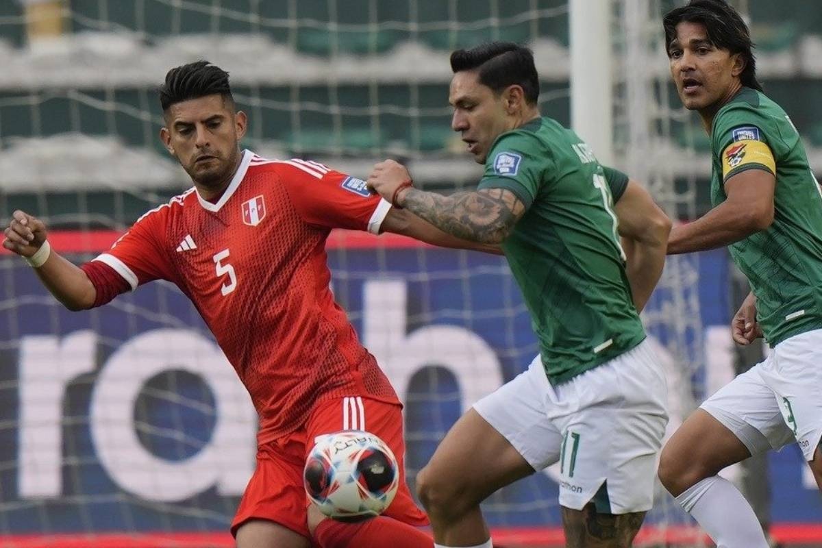 Perú perdió 2-0 ante Bolivia y quedó última en la tabla de posiciones de las Eliminatorias 2026. Foto: EFE