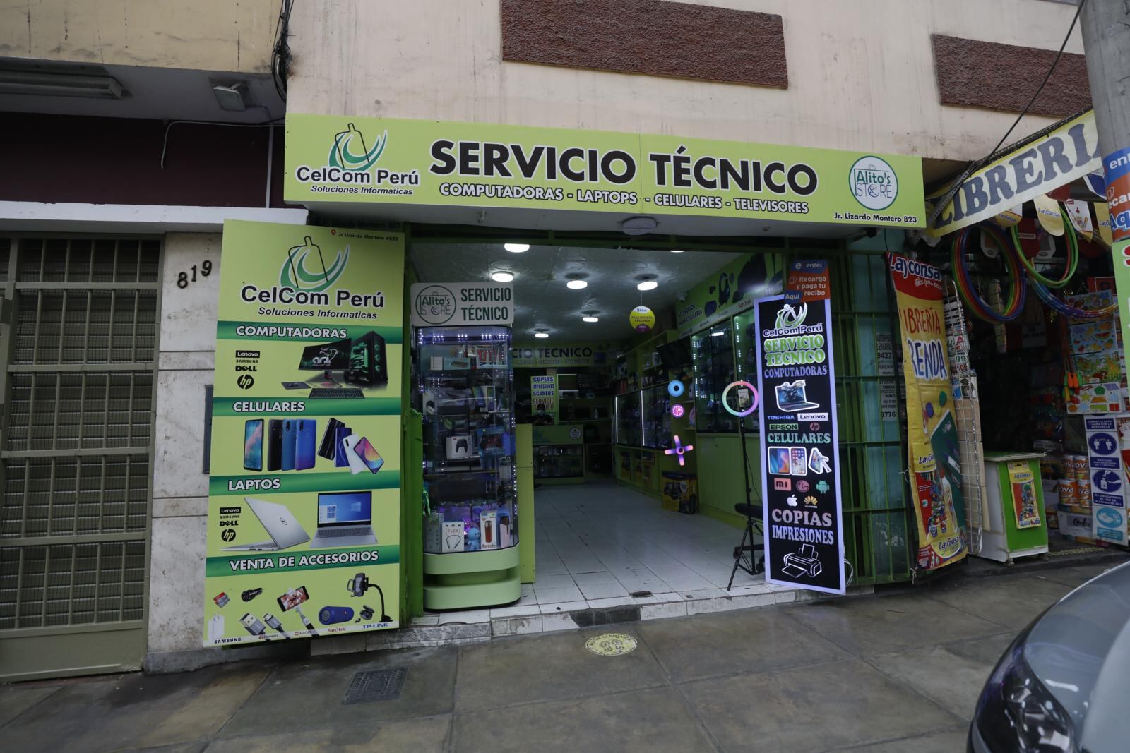 Negocio donde ocurrió el hecho. | Foto: Diana Marcelo.