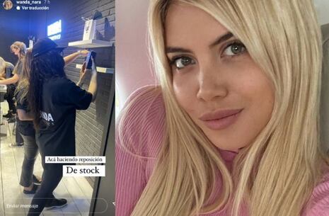 Wanda Nara se infiltra en su tienda como una trabajadora más y así reaccionan sus fans | VIDEO