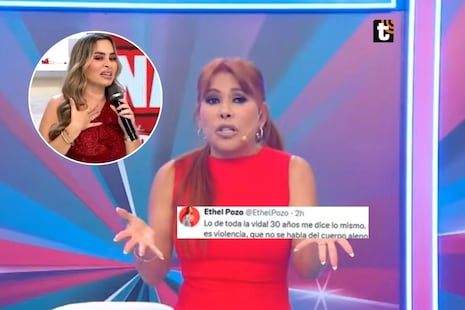 “Es violencia”: Ethel Pozo enfrenta a Magaly por comentarios sobre su peso y asegurar que está ‘taipá’
