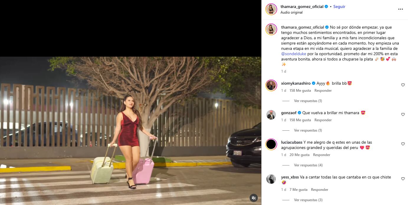 La joven fue presentada oficialmente en la orquesta.