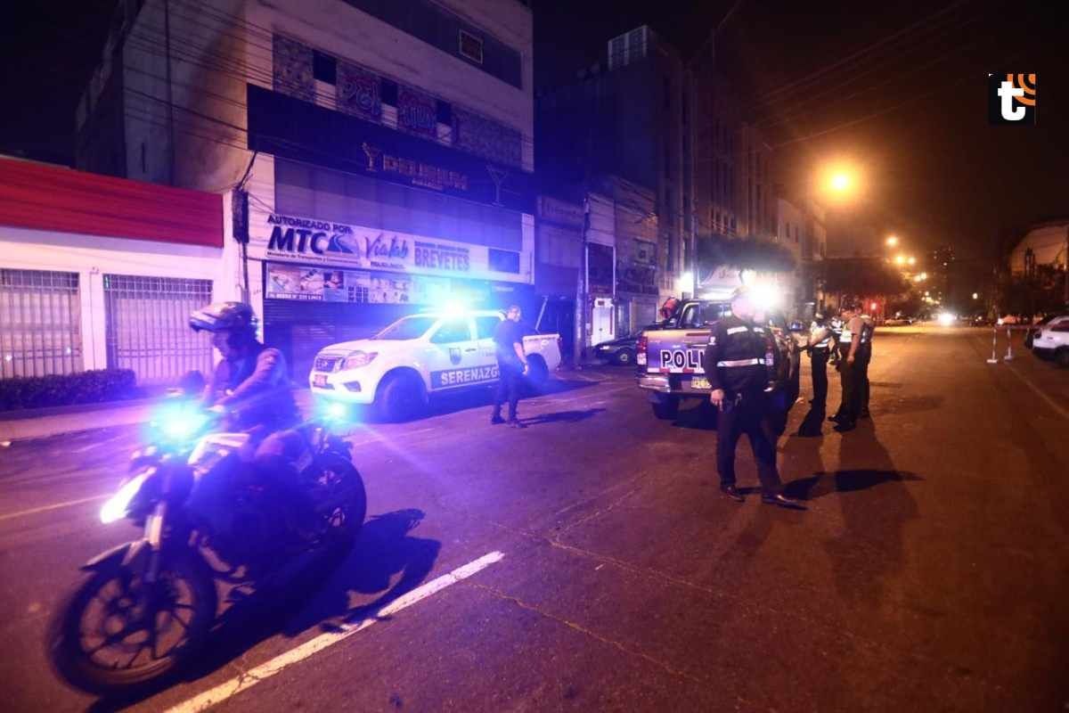 Nuevamente un hecho de sangre en el distrito de Lince. (César Grados/@photo.gec)