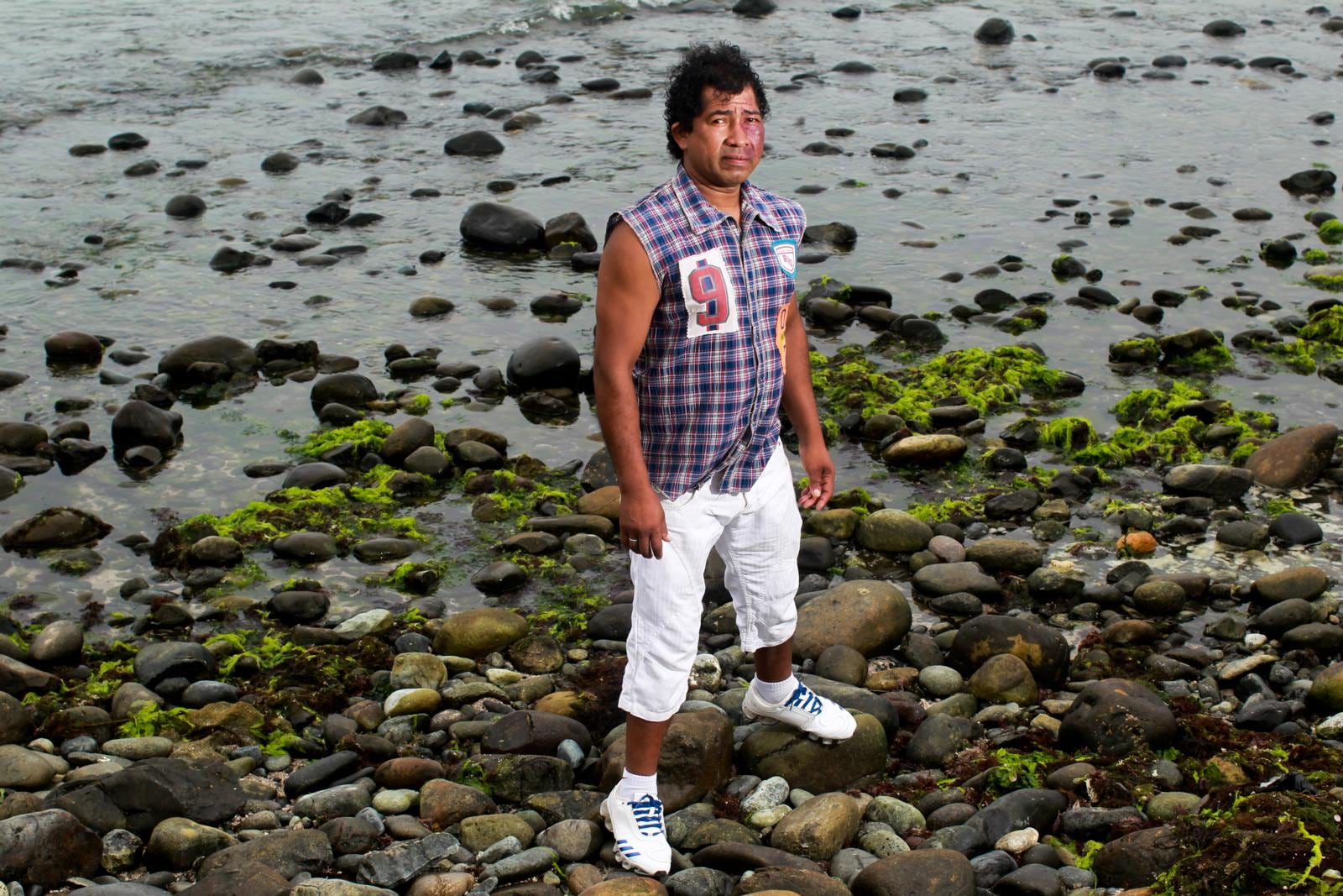 Freddy Torrealva en una de las playas de su querido Pisco (Foto: GEC)