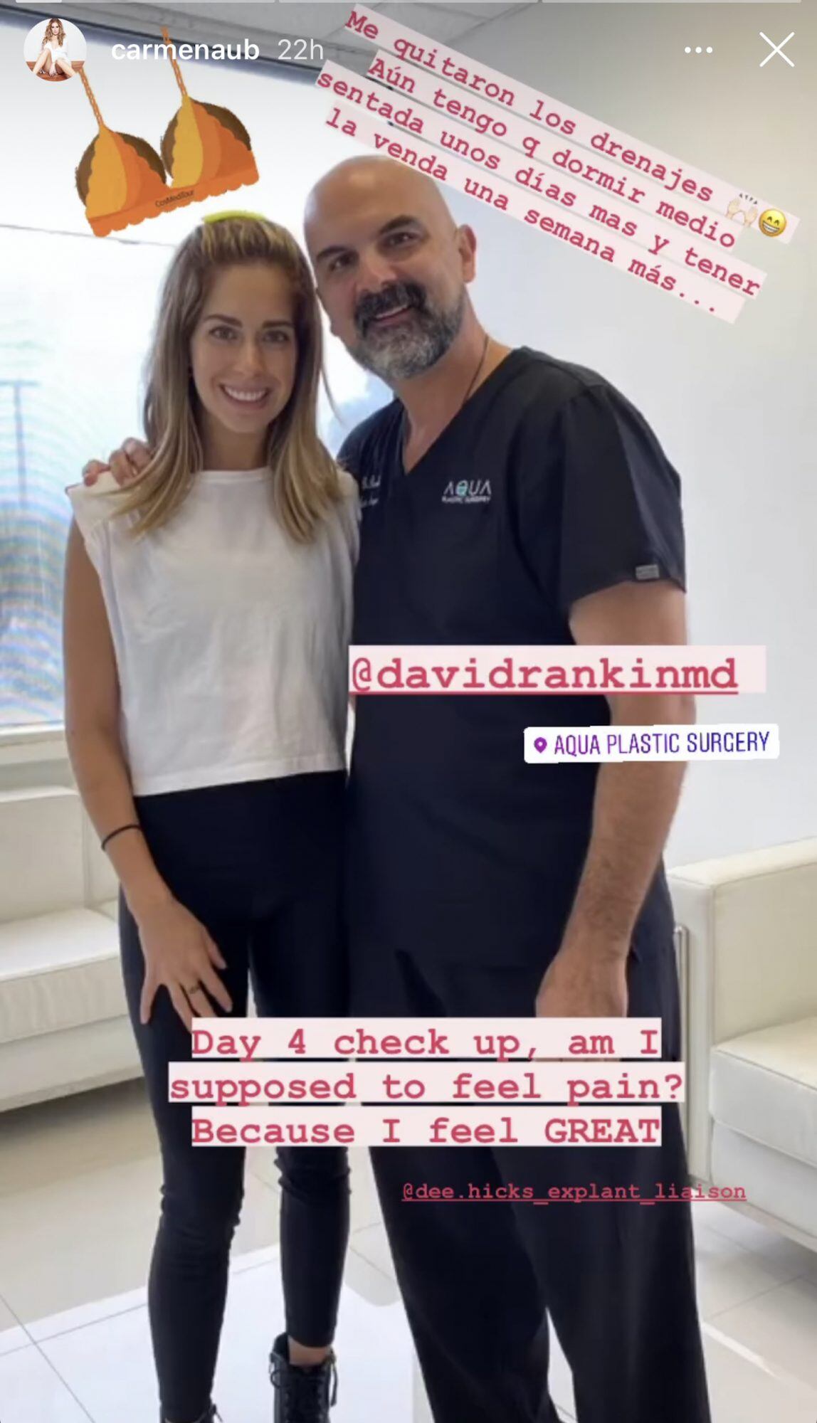 La actriz de El señor de los cielos está contando, a través de sus redes sociales, como está viviendo este proceso de recuperación (Foto: Instagram)