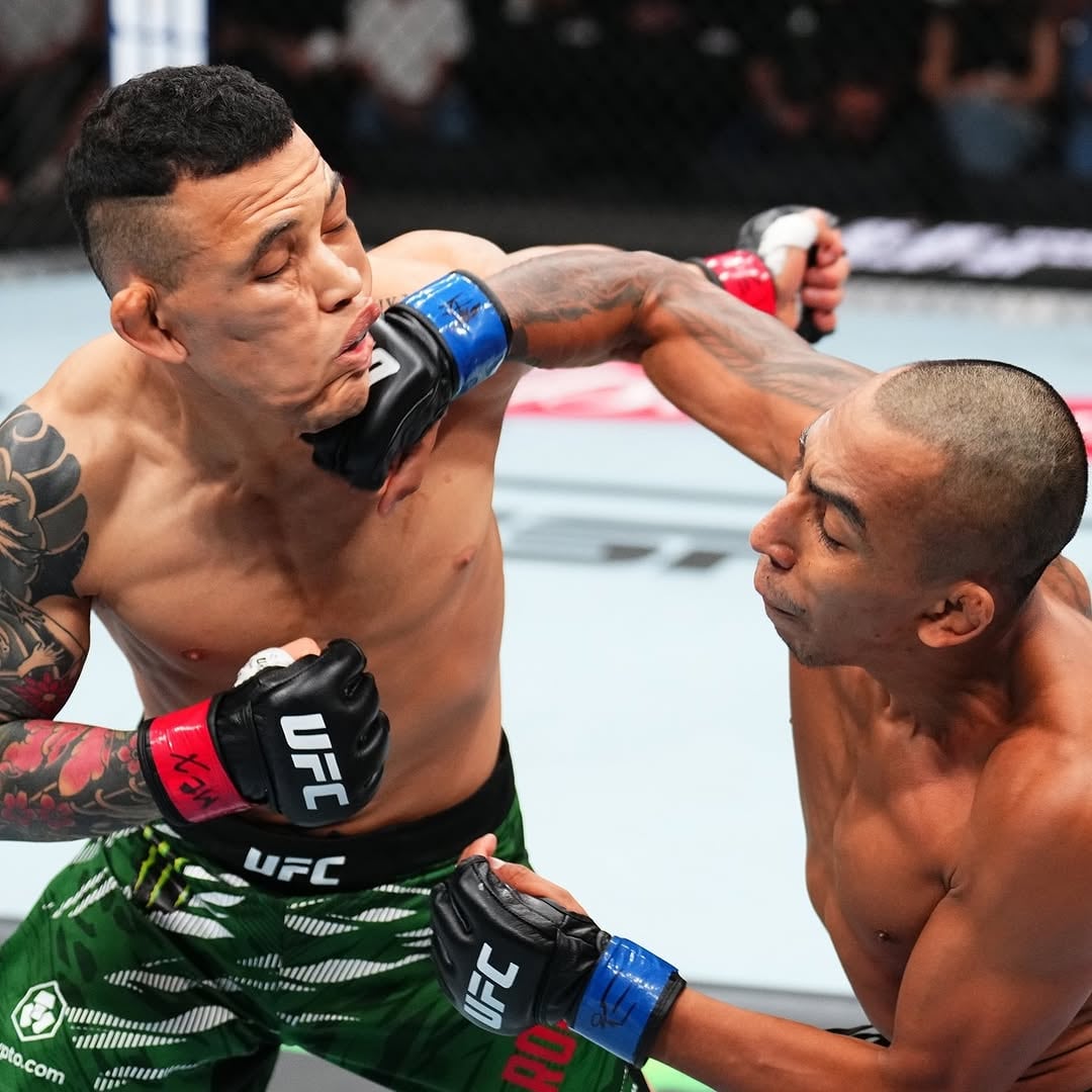 Kevin Borjas se llevó el triunfo por decisión unánime ante Lazy Boy. (UFC)
