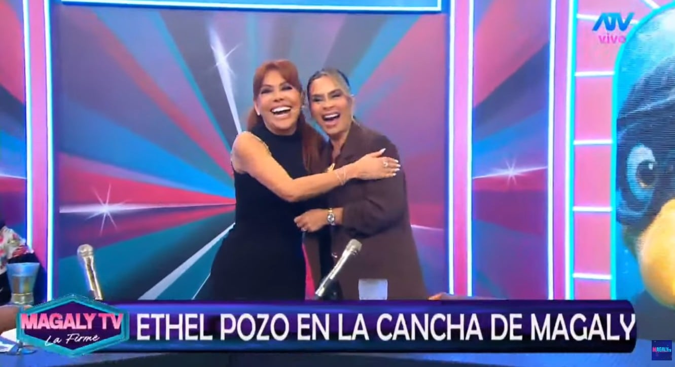 Magaly Medina abraza a Ethel Pozo tras conmovedor momento.