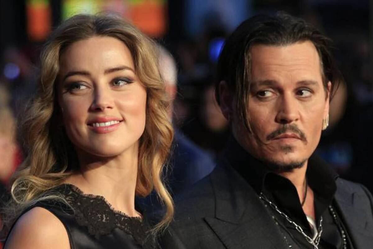 Una foto antigua de Amber Heard y Johnny Depp, mientras todo era amor y comprensión entre ambos (Foto: AFP)
