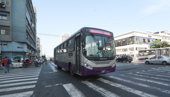 Regresan los buses del Corredor Morado. (Foto: Alessandro Currarino)