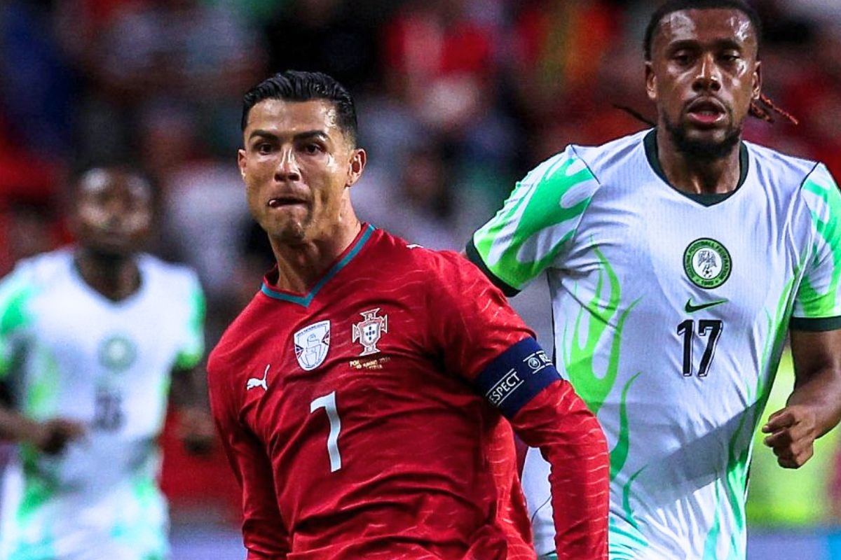 Cristiano Ronaldo tuvo el arco al revés ante Nigeria (Foto: Getty Images)