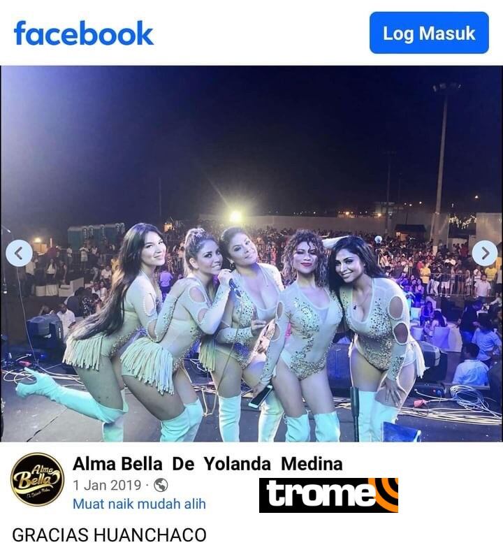 Pamela Franco sí estuvo en Huanchaco