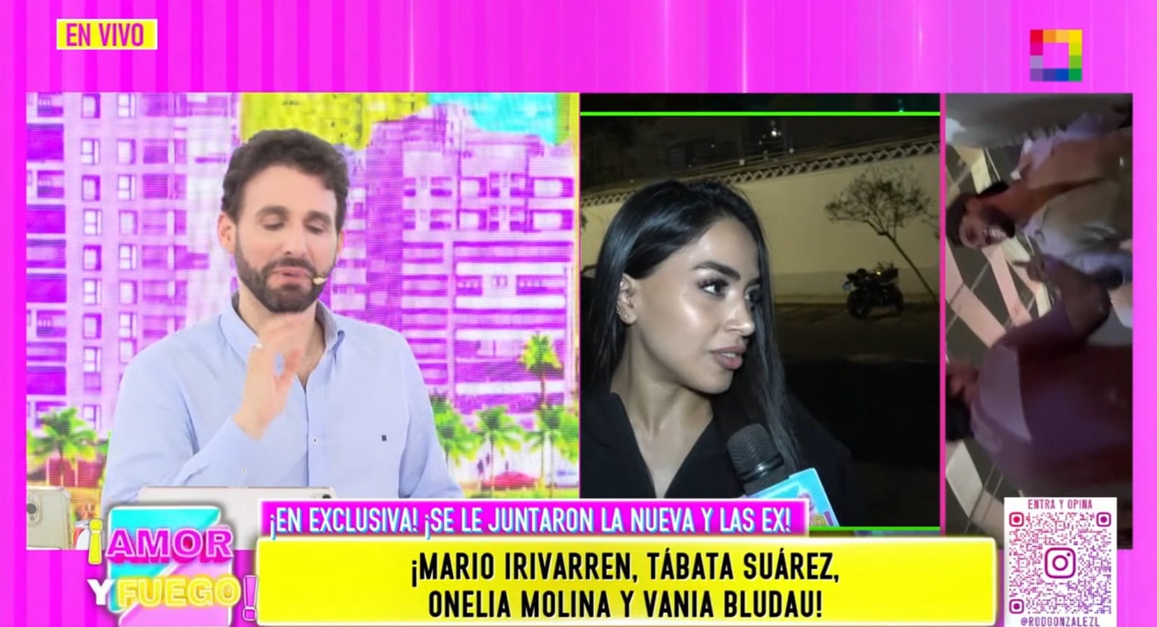Onelia Molina no responde si es verdad que Mario Irivarren intentó acercamiento con ella a través de una amiga.