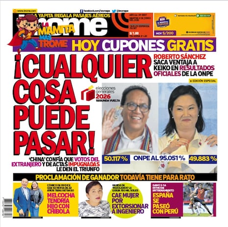 ¡CUALQUIER COSA PUEDE PASAR!