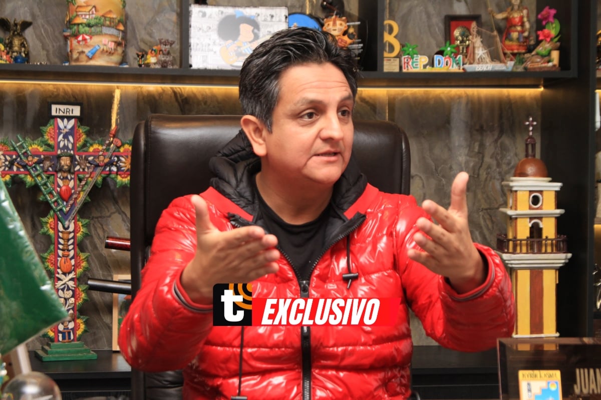 Juan Raúl Marticorena, alcalde de Lurín, garantizó seguridad y patrullaje en los exteriores del Festitrome. Foto: Alan Ramírez.