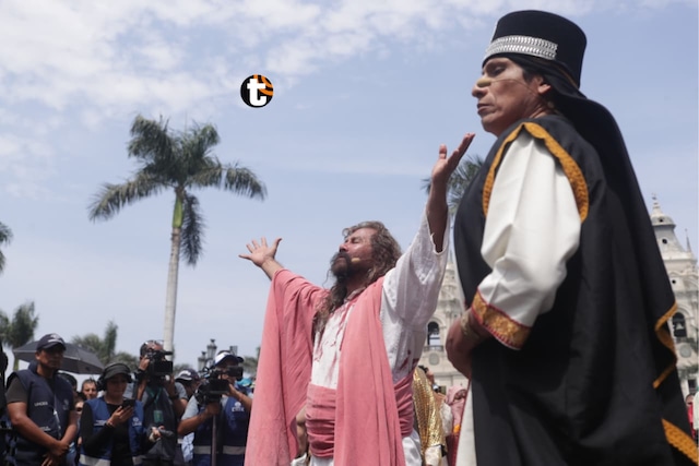 Impactantes imágenes del Vía Crucis de Cristo Cholo. (Fotos: Julio Reaño/@photo.gec)