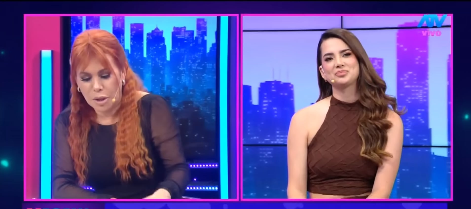 Modelo le responde con todo a Jossmery Toledo. (Fuente: ATV)