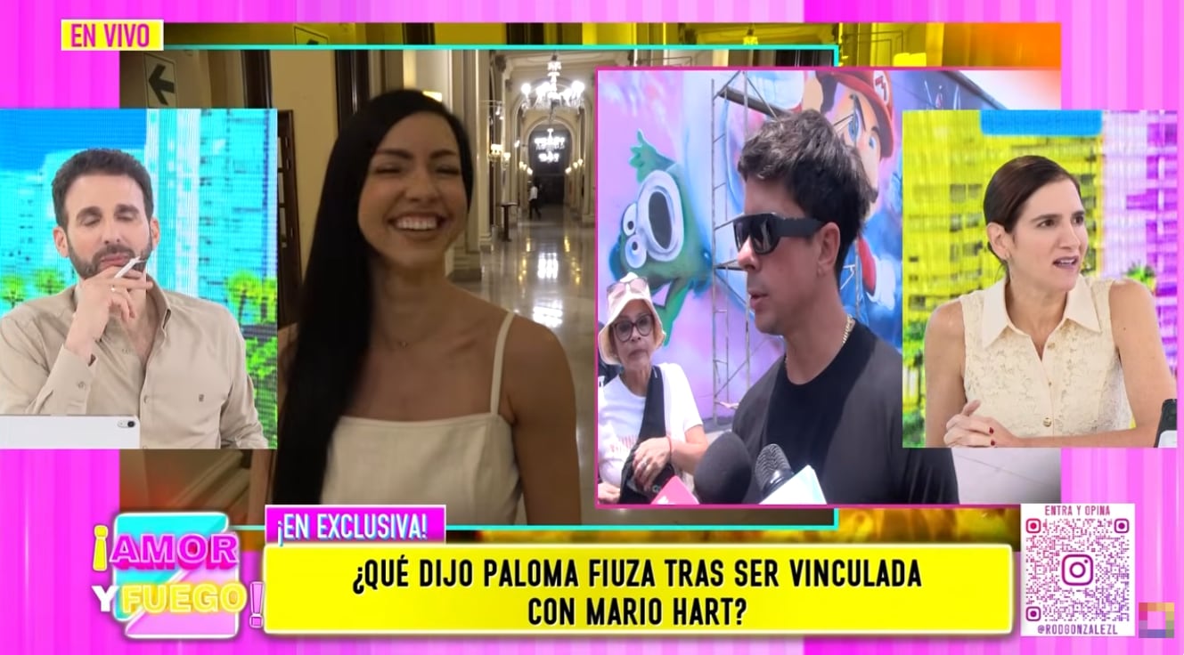 Paloma Fiuza resalta que está soltera y vuelve a llenar de elogios a Mario Hart frente a las cámaras de 'Amor y Fuego'.