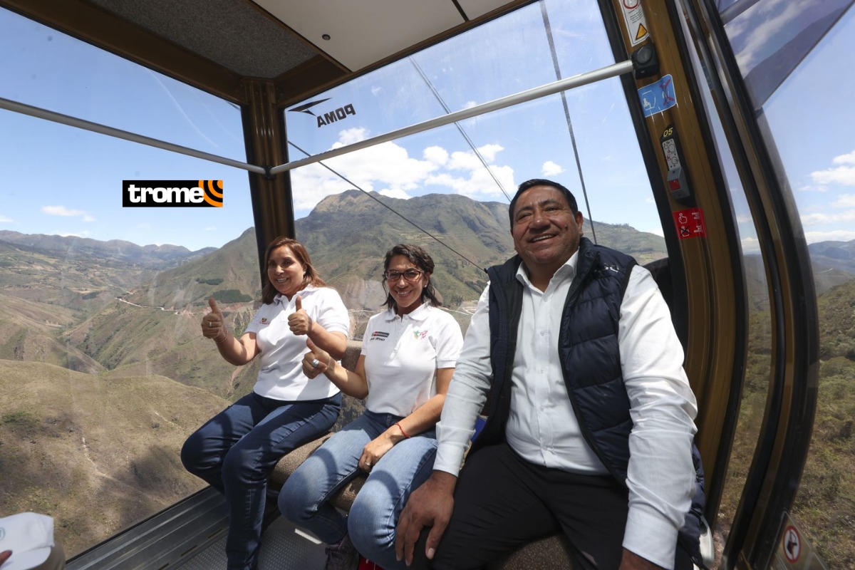 La presidenta Dina Boluarte y sus ministros participaron en la reapertura de la fortaleza Kuélap. Foto: ANDINA.