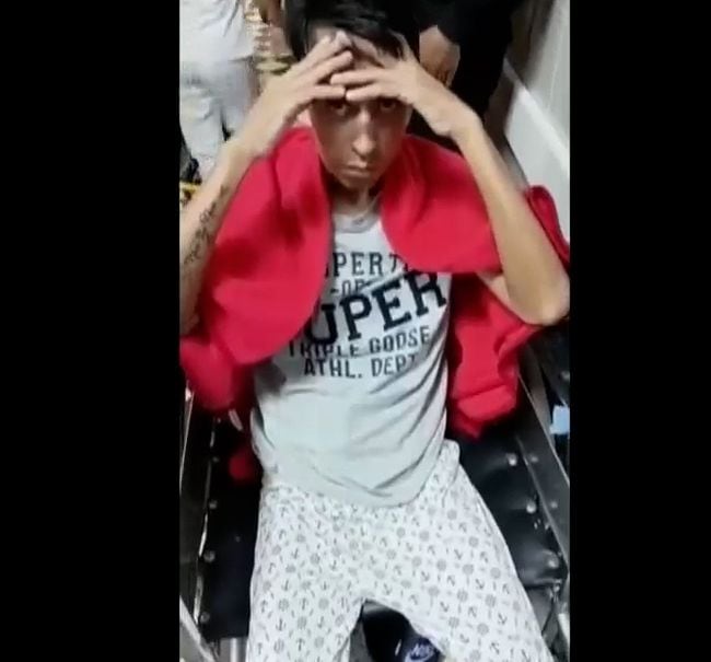El joven de 36 años se encuentra en mal estado de salud. Foto: América Noticias