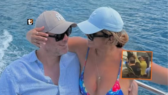 TROME - Paco Bazán y Susana Alvarado son captados en avión tras romántico viaje