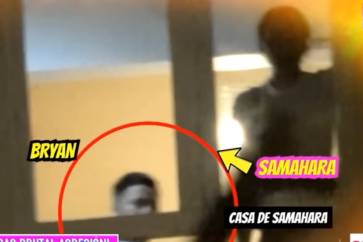 'Amor y Fuego' difundió las imágenes de Samahara y Bryan en la misma casa donde habrían ocurrido las brutales agresiones | Foto: Willax TV (Captura de YouTube)